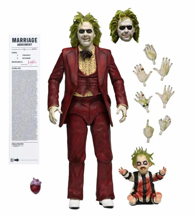 Beetlejuice Beetlejuice Ultimate Red Tuxedo Beetlejuice 7-Inch Scale Action Figure
