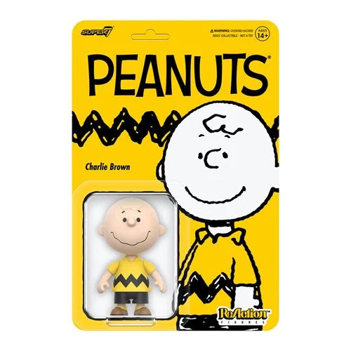 Super 7 Peanuts Charlie Brown 3 3/4-Inch ReAction Figure