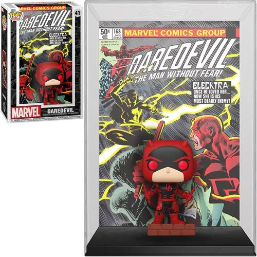 Funko Pop! Comic Covers #41 Daredevil the Man Without Fear #168 with Case