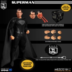 MEZCO ONE:12 COLLECTIVE JUSTICE LEAGUE DELUXE STEEL BOXED