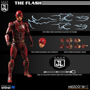 MEZCO ONE:12 COLLECTIVE JUSTICE LEAGUE DELUXE STEEL BOXED
