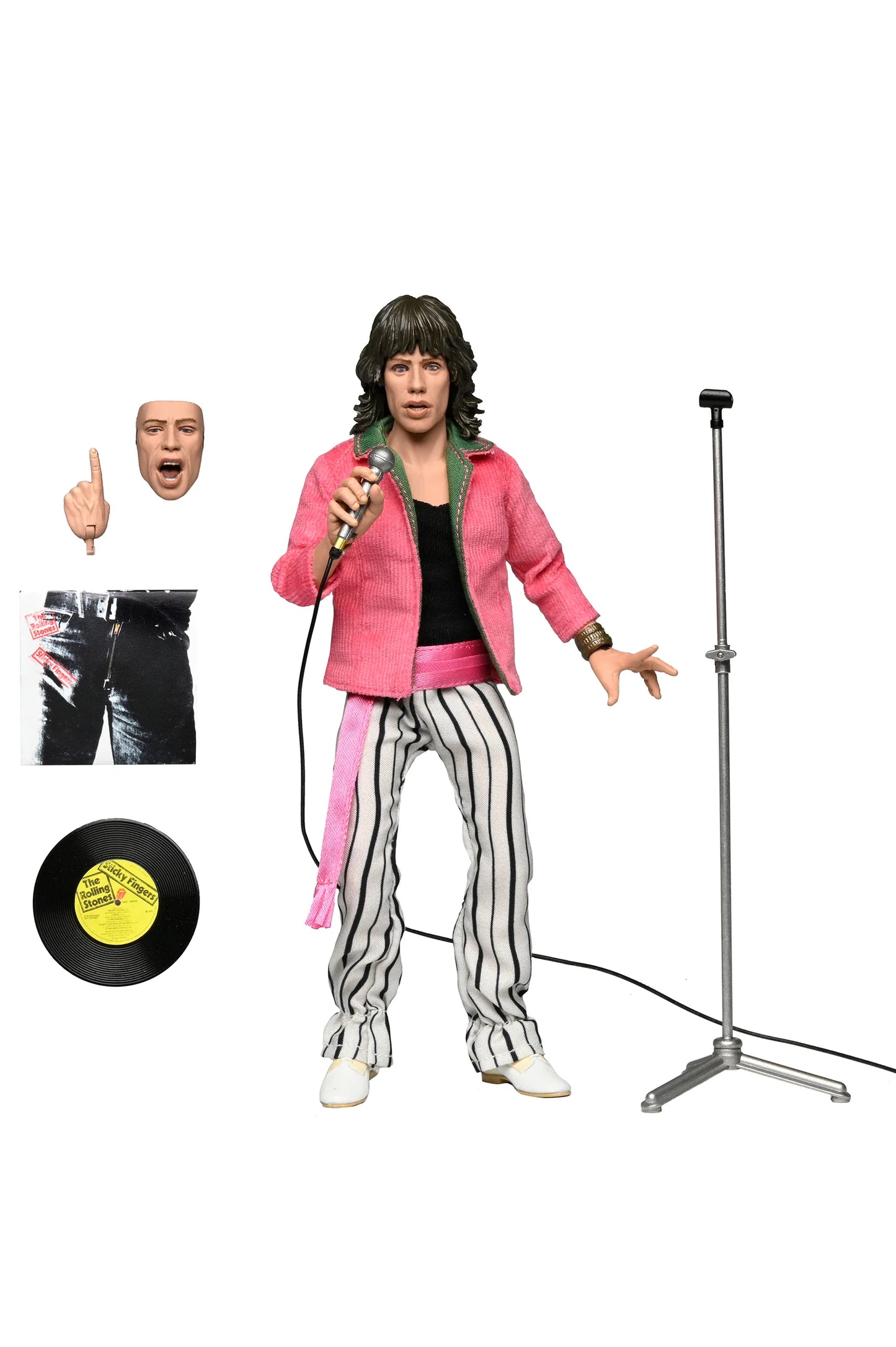 NECA The Rolling Stones - Mick Jagger (1975) 8” Clothed Action Figure