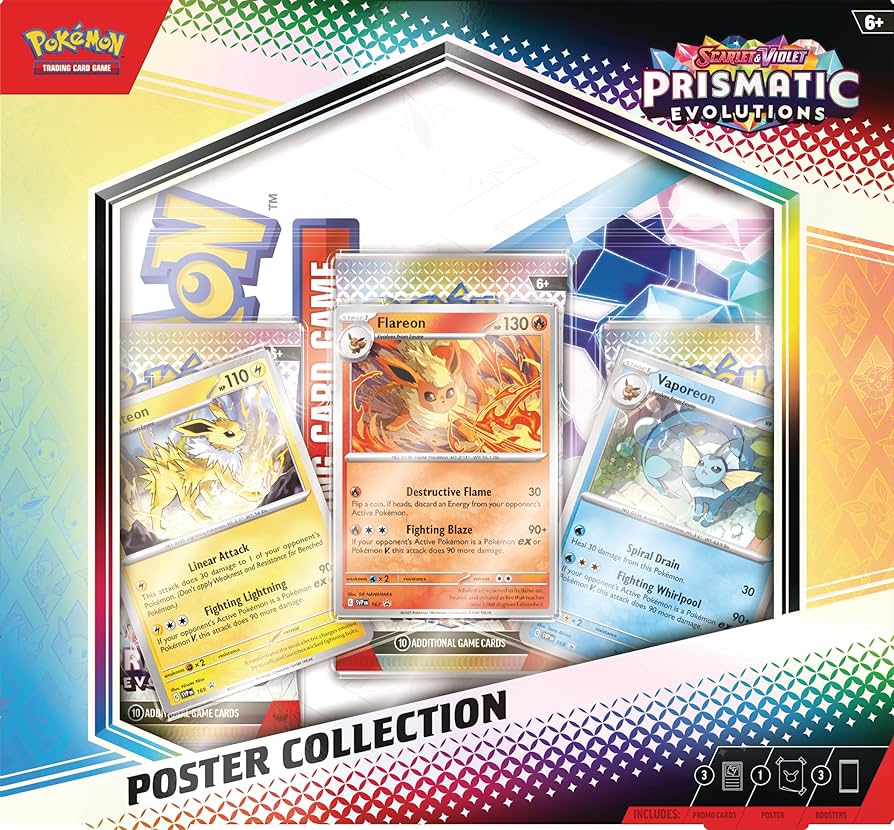 Pokemon Scarlet & Violet-Prismatic Evolutions Poster Collection