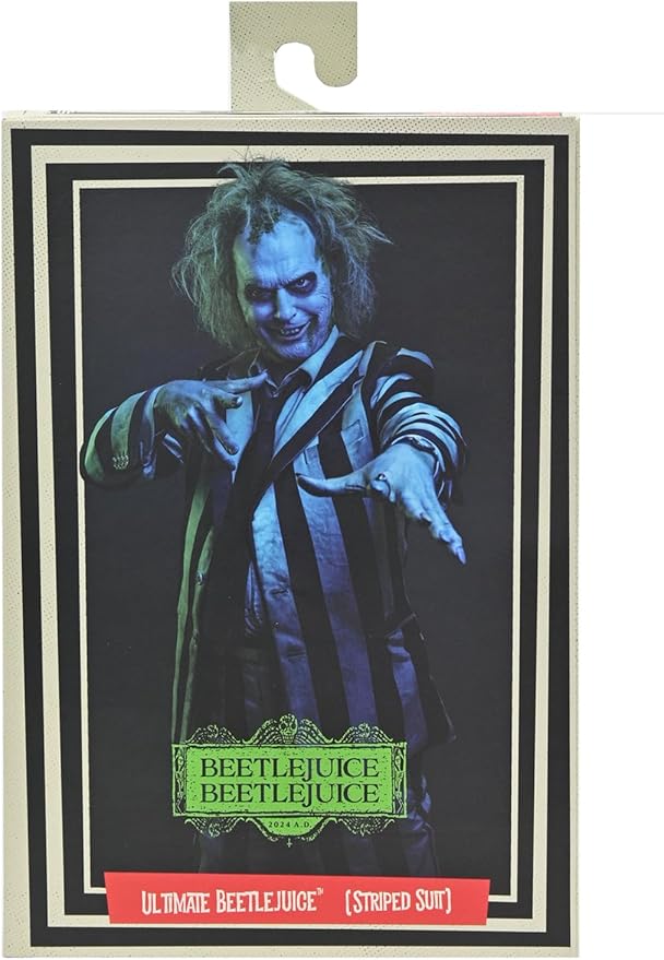 Beetlejuice Beetlejuice 7" Scale Figures - Ultimate "Striped Suit" Beetlejuice