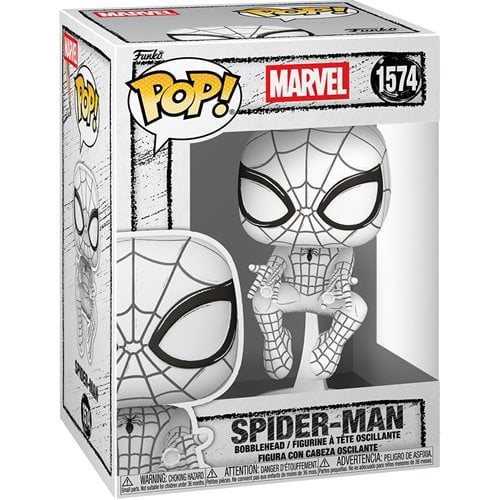 Funko Pop! Spider-Man figure in packaging with Marvel branding