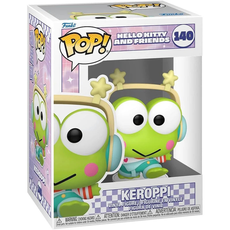 Funko Pop! vinyl figure packaging featuring Keroppi from Hello Kitty and Friends.