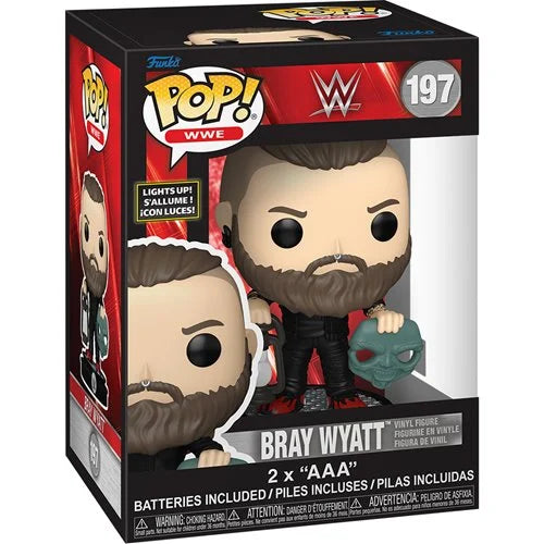 Funko Pop! WWE Bray Wyatt figure packaging with WWE logo