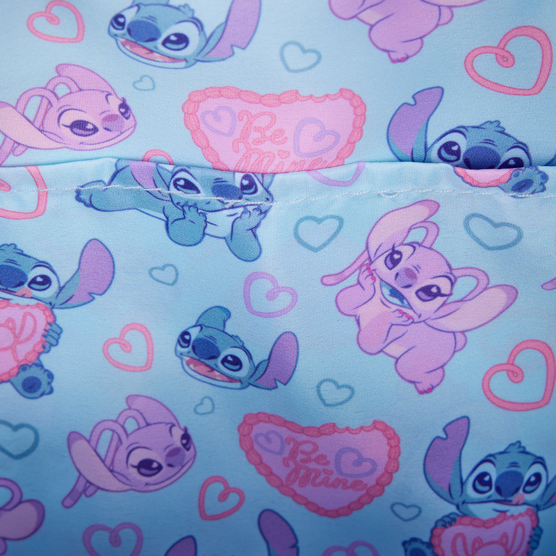 Loungefly Disney Stitch and Angel "Be Mine" Valentine’s Day Mini Backpack.