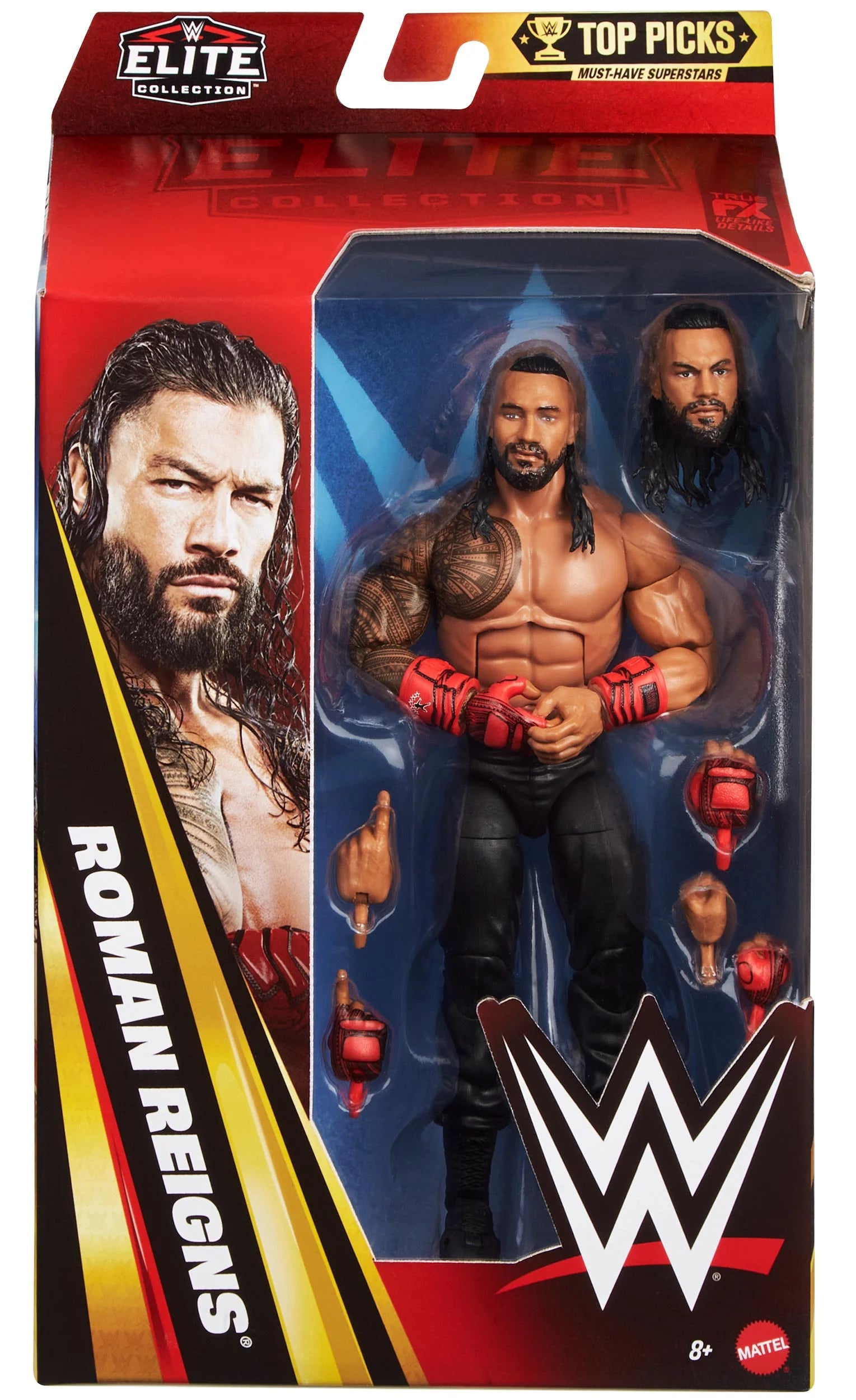 WWE Top Picks Elite Collection 2026 Wave 2 Roman Reigns Action Figure ...