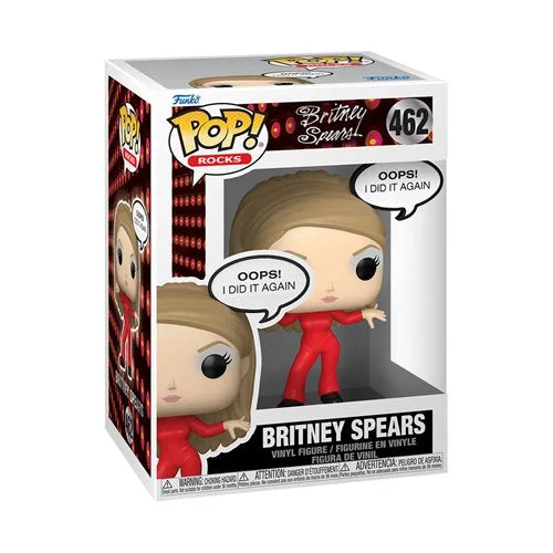 Funko Pop! Rocks Britney Spears Oops! I Did it Again Vinyl Figure #462