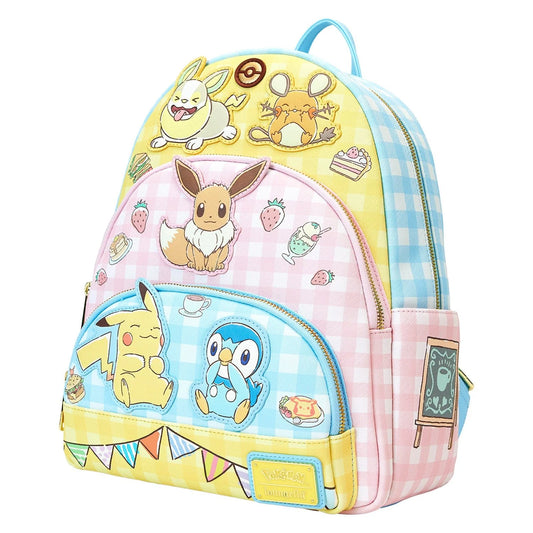 Loungefly Pokemon Cafe Triple Pocket Backpack