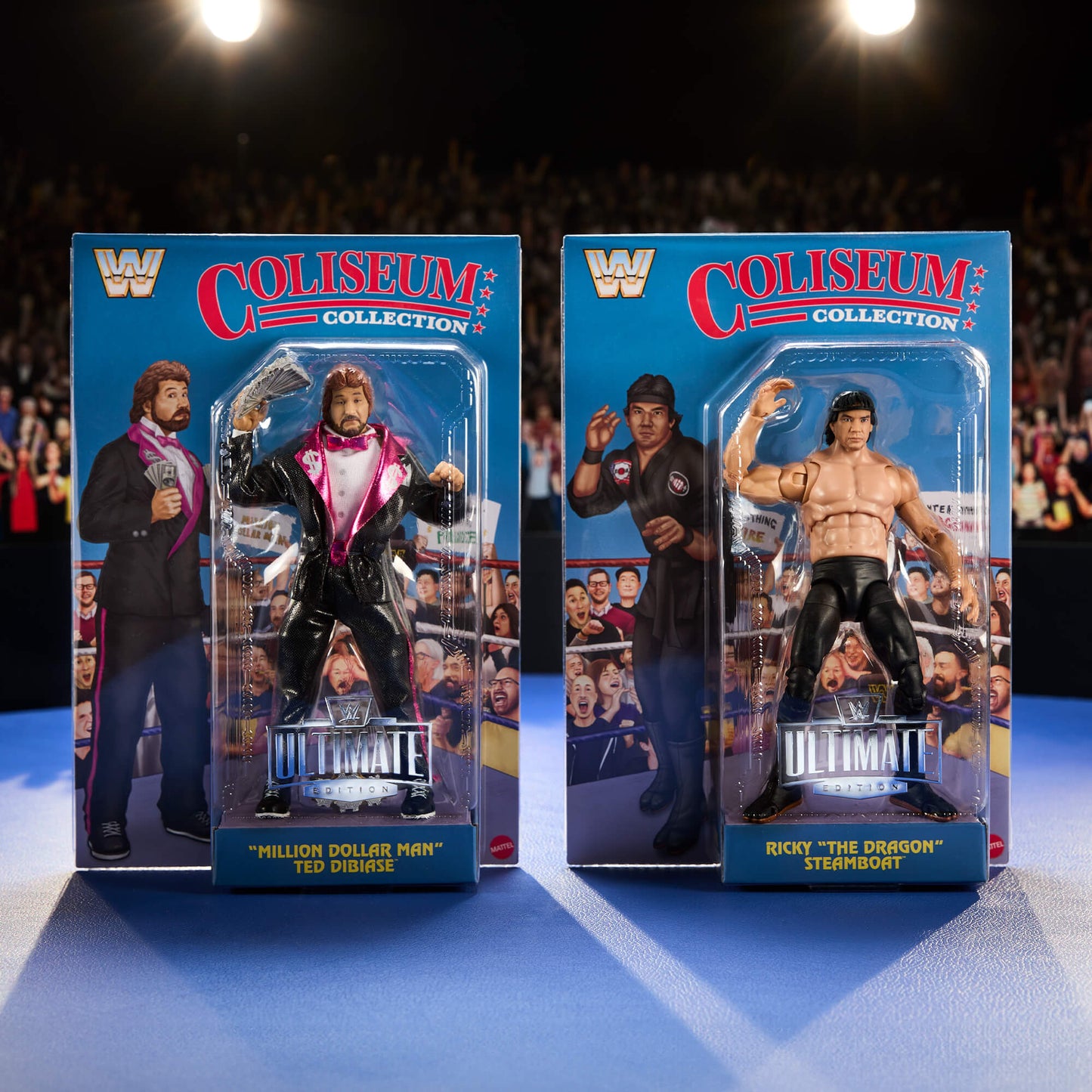 WWE Ultimate Edition Coliseum Collection “Million Dollar Man” Ted DiBiase and Ricky “The Dragon” Steamboat 2-Pack