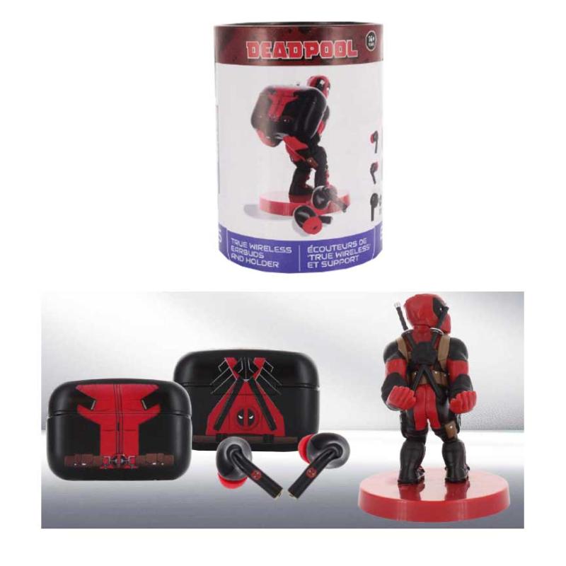 BUDS PRO DEADPOOL EARBUDS & HOLDER BUNDLE