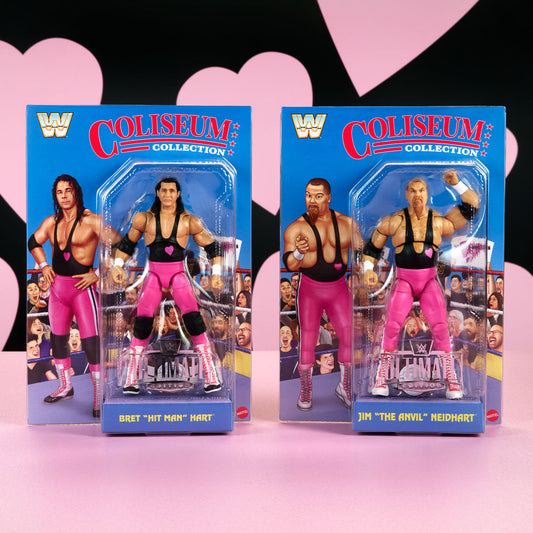 WWE Coliseum Collection Hart Foundation Action Figure 2-Pack