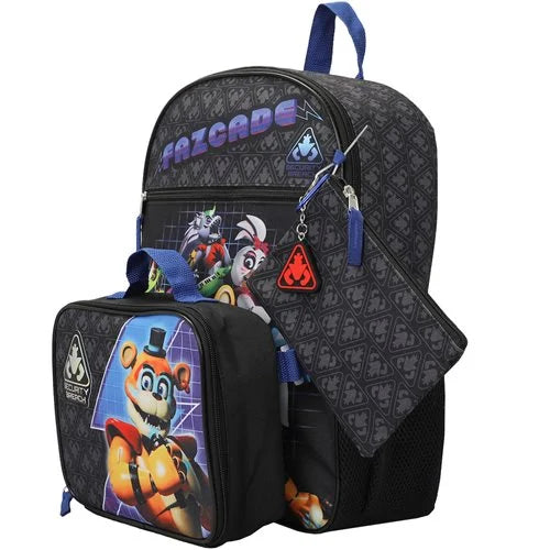 Five Nights at Freddy's Backpack 5-Piece Set Bioworld