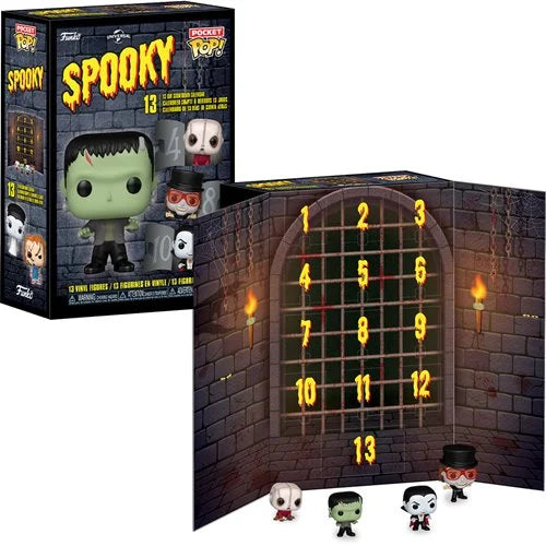 Universal Spooky 13-Day Countdown Funko Pocket Pop! Mini-Figure Calendar