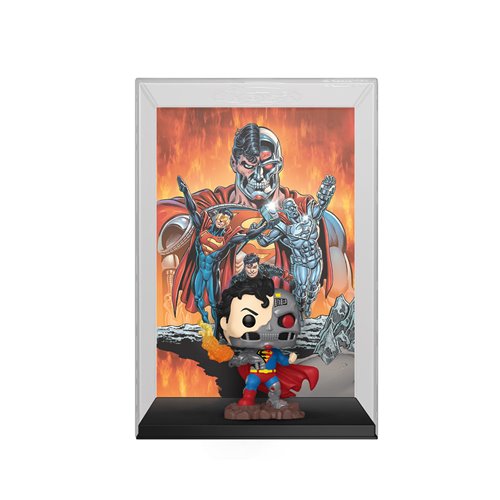 Funko Pop! Comic Covers Superman: Reign of the Supermen Cyborg Superman  Figure #21 with Case